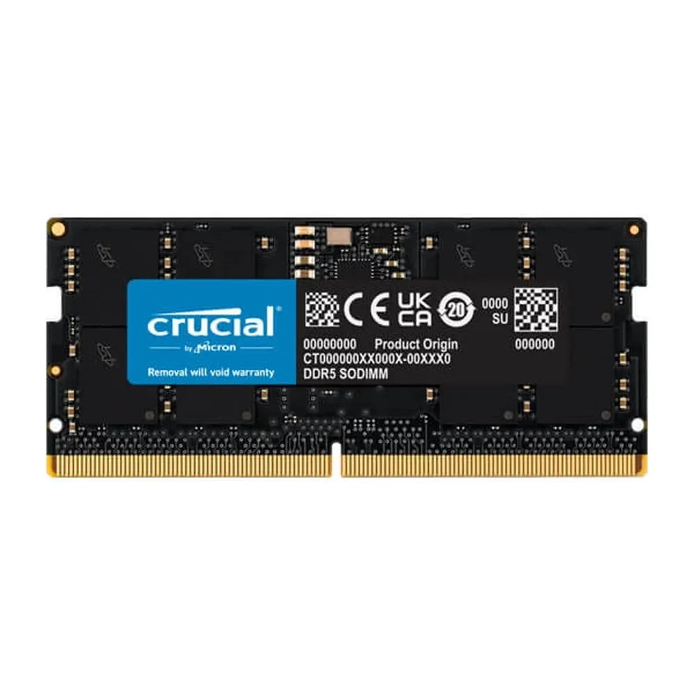 CRUCIAL 16GB ( 16GB x 1 ) 5200MHz DDR5 Laptop RAM ( CL42 )