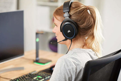 CORSAIR HS50 PRO STEREO CARBON GAMING HEADSET