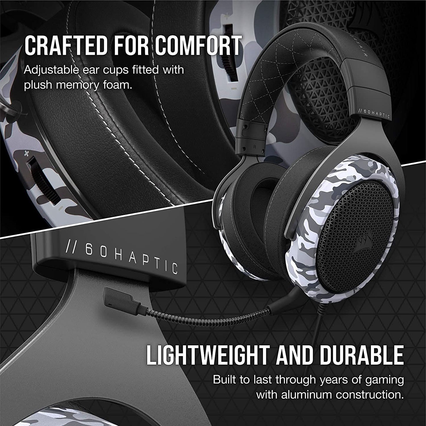 CORSAIR HEADSET HS60 HAPTIC WITH HAPTIC BASS