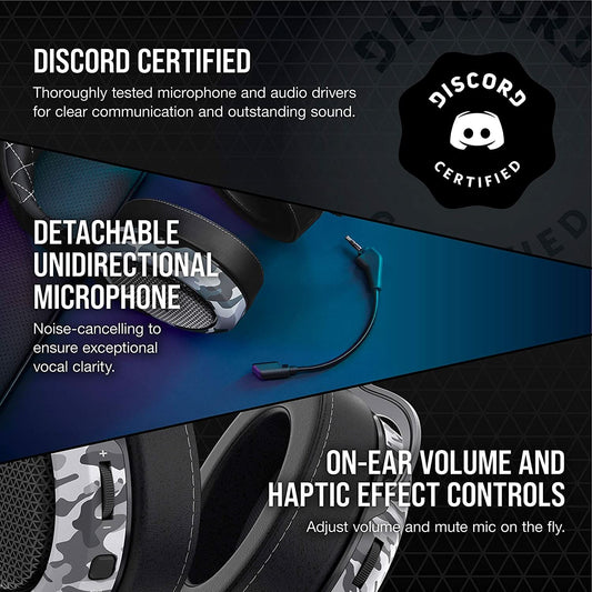 CORSAIR HEADSET HS60 HAPTIC WITH HAPTIC BASS