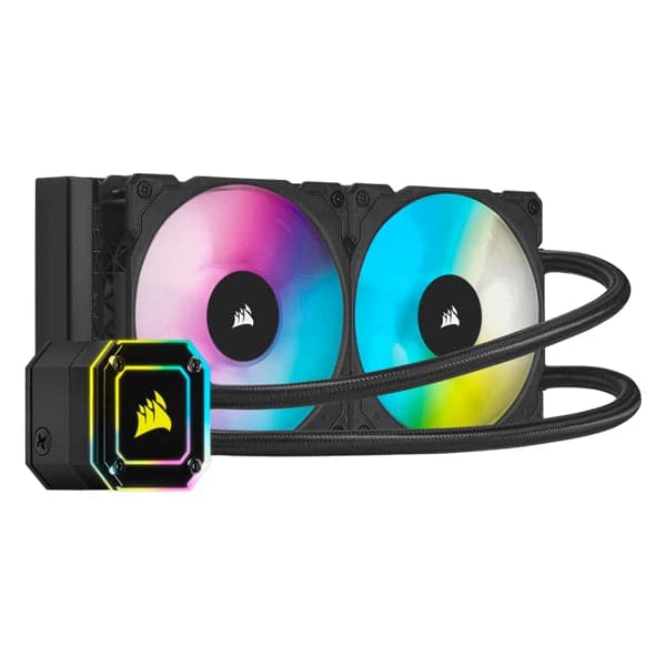CORSAIR ICUE H115i Elite Capellix 280mm CPU Liquid Cooler (Black)
