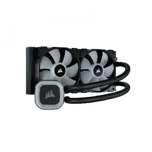 CORSAIR H100 RGB 240mm CPU Liquid Cooler (Black)