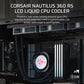 Corsair Nautilus 360 RS LCD Liquid CPU Cooler - Black