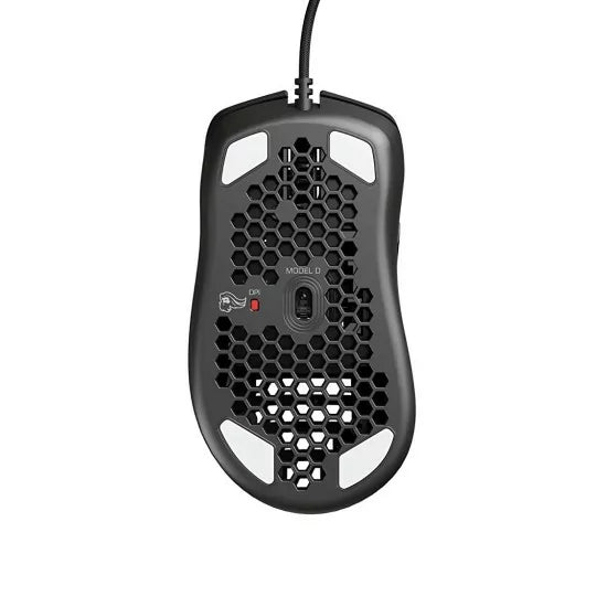 GLORIOUS Model D Wired Ergonomic Gaming Mouse ( GLO-MS-DW-MB ) ( 12000DPI / 6 Macro Buttons ) ( Matte Black )