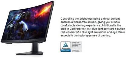 DELL 24 INCH S2422HG CURVED FULL HD LED BACKLIT VA PANEL GAMING MONITOR