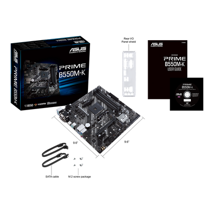 ASUS PRIME B550M-K AMD AM4 DDR4 MOTHERBOARD