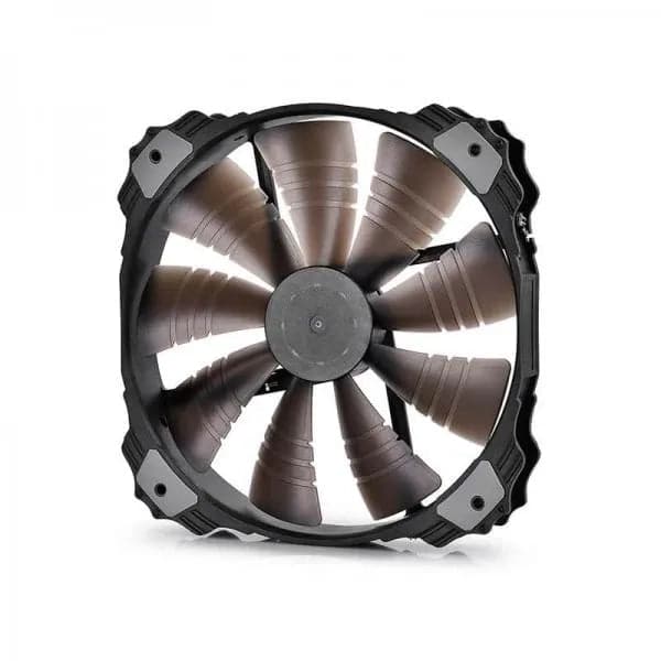 DEEPCOOL XFan 200 RED 200mm LED RGB Cabinet Fan (Black) (Single Pack)