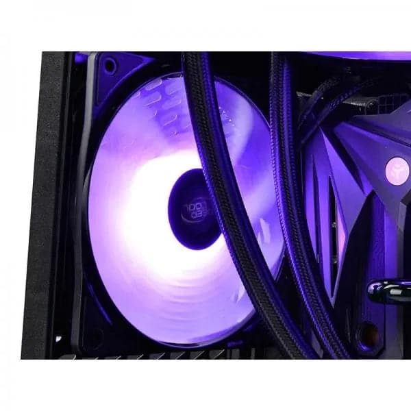DEEPCOOL RF120 120mm RGB Cabinet Fan (Black) (Single Pack)
