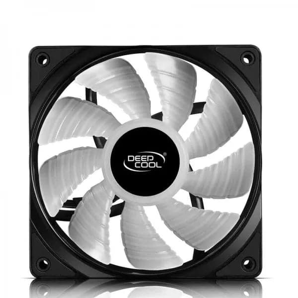 DEEPCOOL RF120M 120mm RGB Cabinet Fan (Black) (Five Pack)