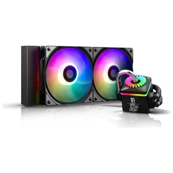 DEEPCOOL Gamerstorm Captain 240PRO V2 RGB All In One 240mm CPU Liquid Cooler (Black)