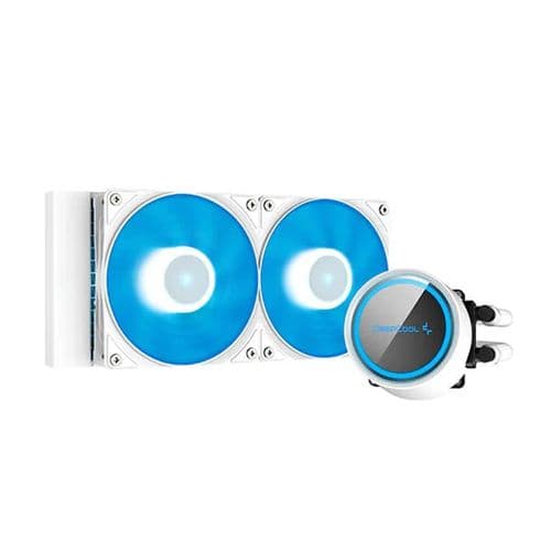 DEEPCOOL Gammaxx L240 ARGB 240mm CPU Liquid Cooler (White)