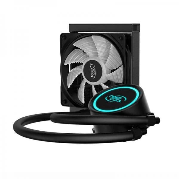 DEEPCOOL Gammaxx L120T Blue 120mm CPU Liquid Cooler (Black)
