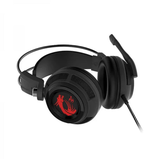 MSI DS502 LED Wired 7.1 Surround Gaming Headphone ( Black ) ( PC / Xbox / Mobile / Mac )