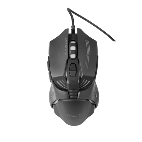 GALAX Slider 02 Wired Ambidextrous Gaming Mouse ( 3200DPI / 6 Macro Buttons ) ( Black )