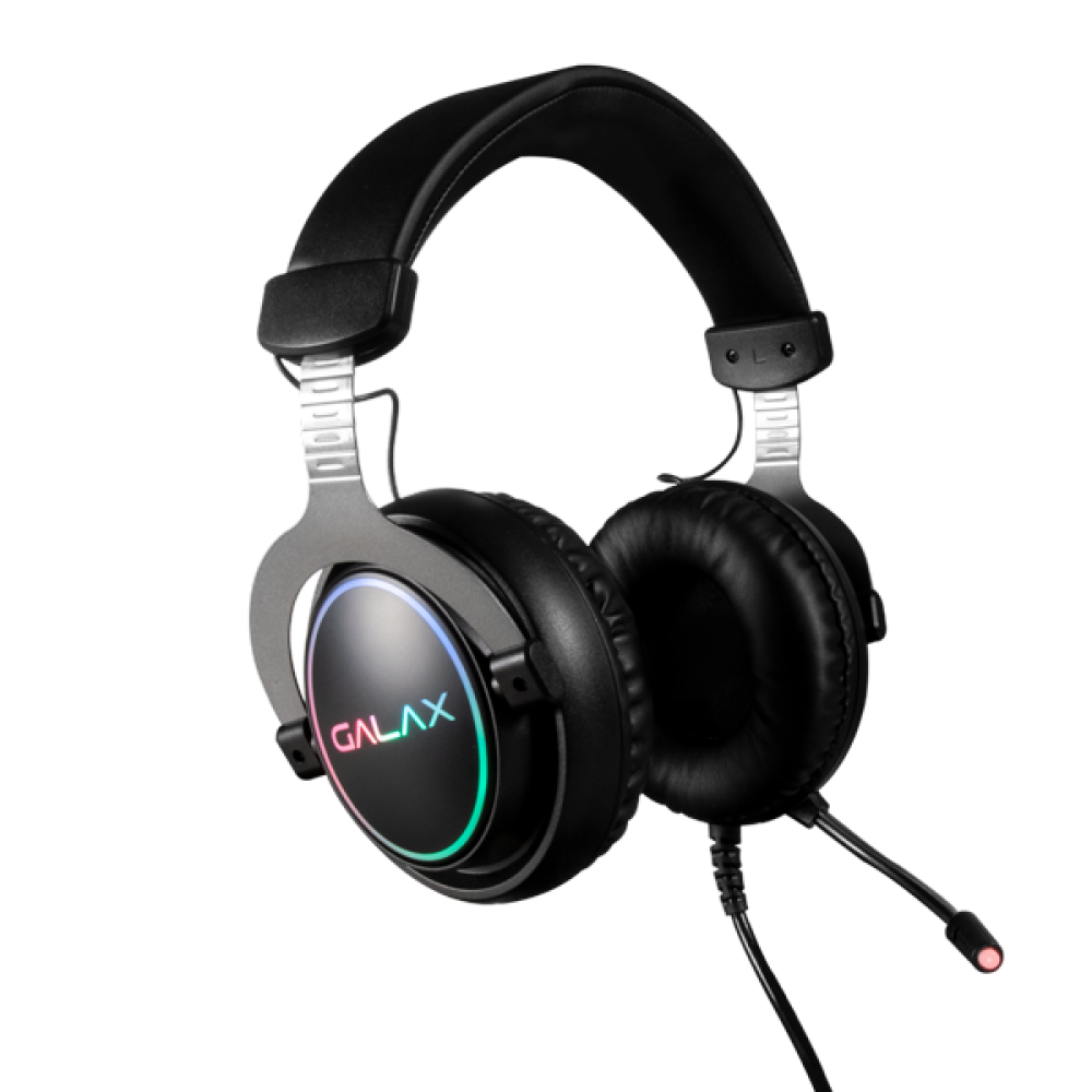GALAX Sonar 01 Wired 7.1 Surround Gaming Headphone With Mic ( Black ) ( PS/PC/MAC/Mobile Devices )