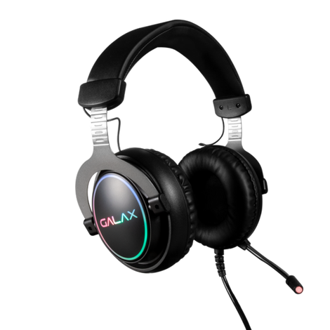 GALAX Sonar 01 Wired 7.1 Surround Gaming Headphone With Mic ( Black ) ( PS/PC/MAC/Mobile Devices )
