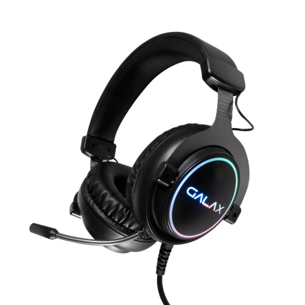 GALAX Sonar 01 Wired 7.1 Surround Gaming Headphone With Mic ( Black ) ( PS/PC/MAC/Mobile Devices )