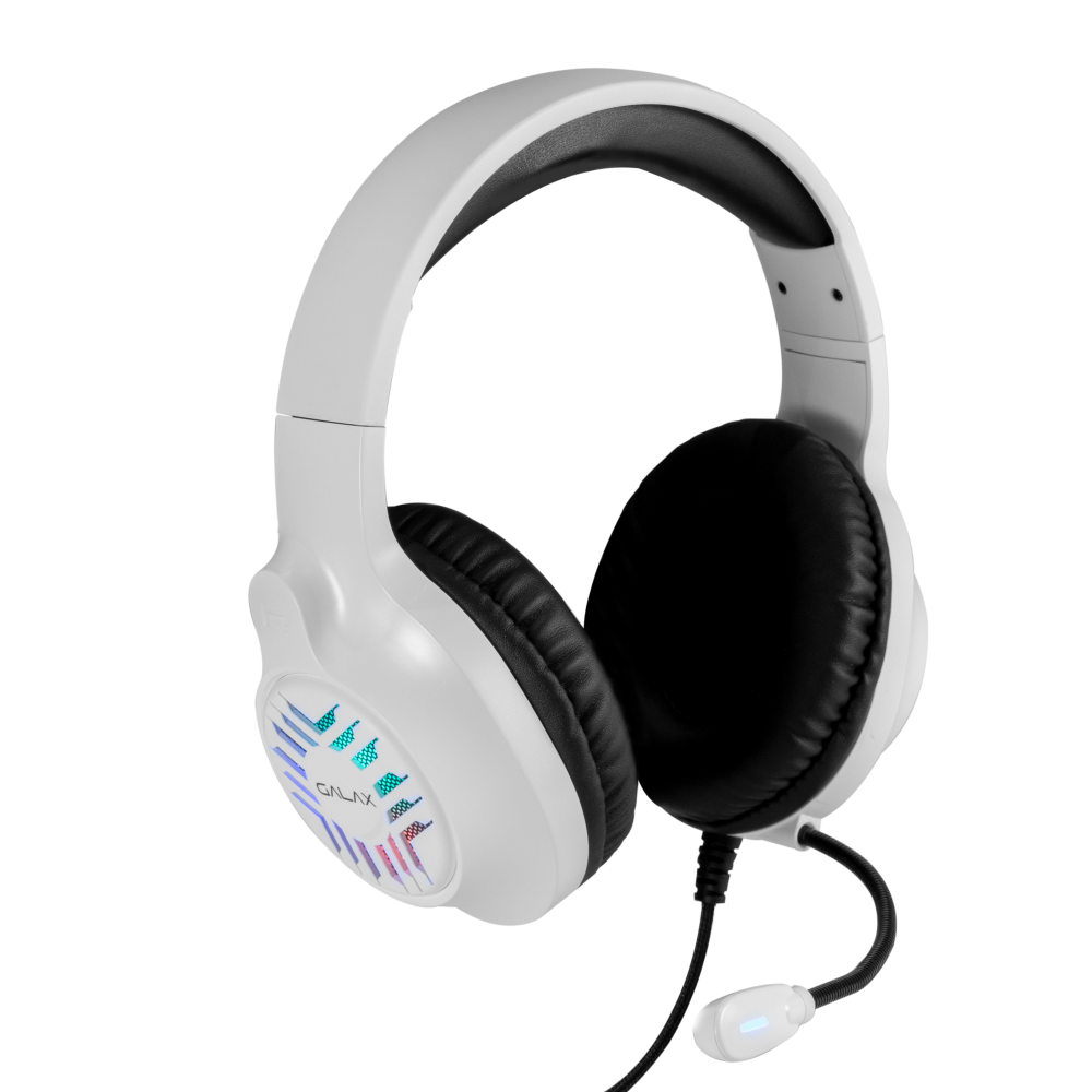 GALAX Sonar 02 Wired 7.1 Surround Gaming Headphone With Mic ( White ) ( PS/PC/MAC/Mobile Devices )