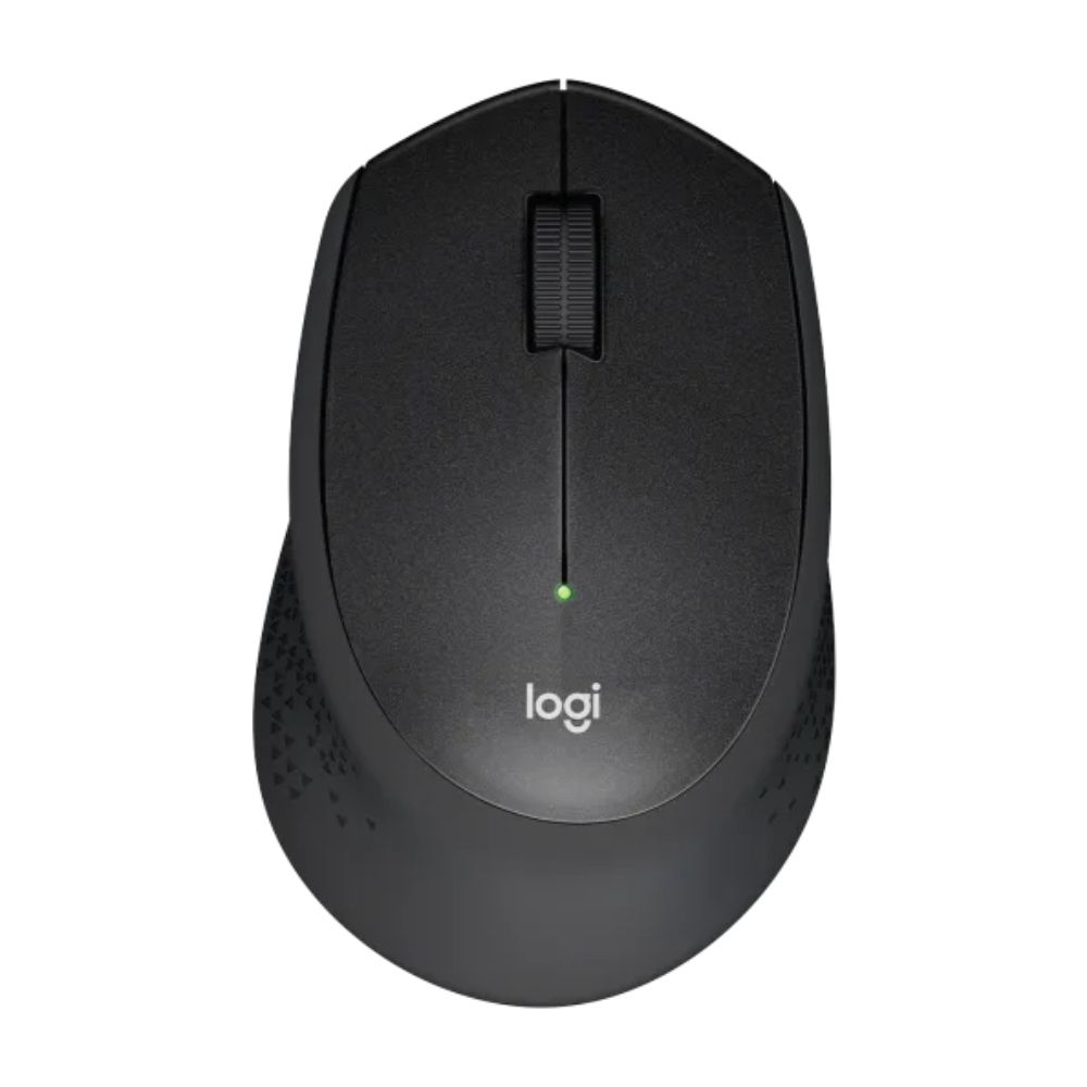 LOGITECH M331 Silent Plus Wireless Ergonomic Gaming Mouse ( 910-004914 ) ( 1000DPI / 3 Macro Button ) ( Black )