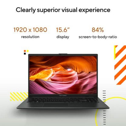 ASUS Vivobook Go 15, Student Laptop, AMD Ryzen 5 7520U (16GB/512GB/AMD Radeon Graphics/39.62 cms (15.6) FHD/Windows 11 Home/Office Home 2024 + M365 Basic (1 Year Validity) E1504FA-BQ2341WS