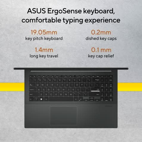ASUS Vivobook Go 15, Student Laptop, AMD Ryzen 5 7520U (16GB/512GB/AMD Radeon Graphics/39.62 cms (15.6) FHD/Windows 11 Home/Office Home 2024 + M365 Basic (1 Year Validity) E1504FA-BQ2341WS