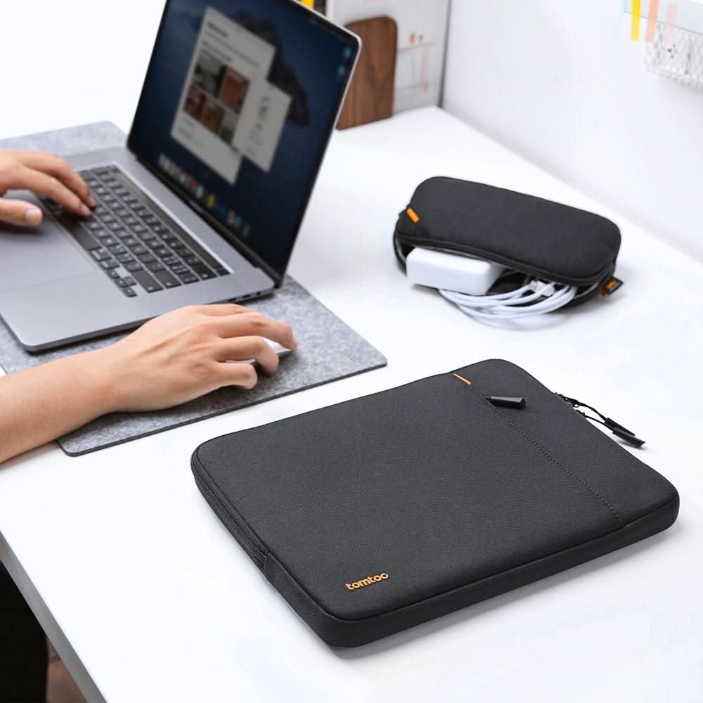 TOMTOC DEFENDER-A13 LAPTOP SLEEVE KIT 14 INCH-BLACK