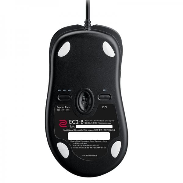 BENQ Zowie EC2-B Wired Ergonomic Gaming Mouse ( EC2-B ) ( 3200DPI / 5 Macro Buttons ) ( Black )