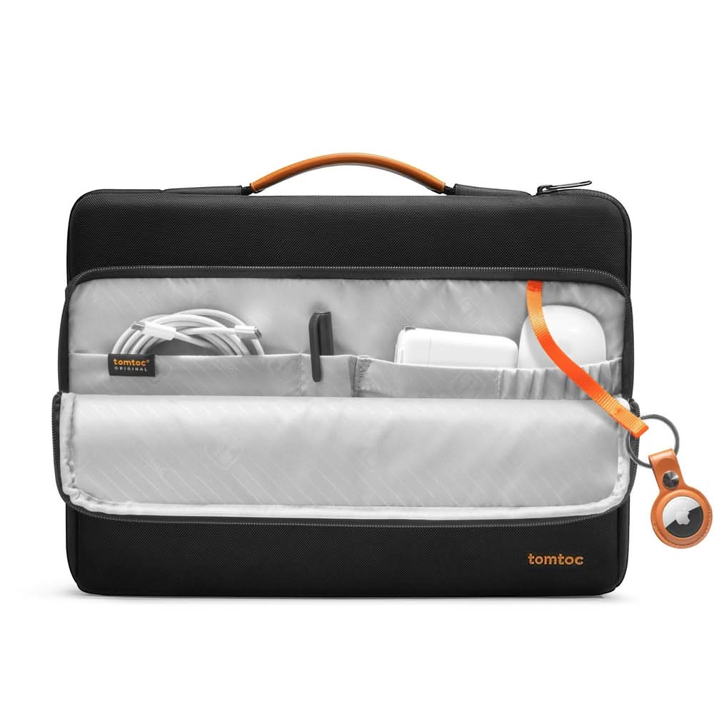 TOMTOC DEFENDER-A14 LAPTOP BRIEFCASE 14 INCH-BLACK