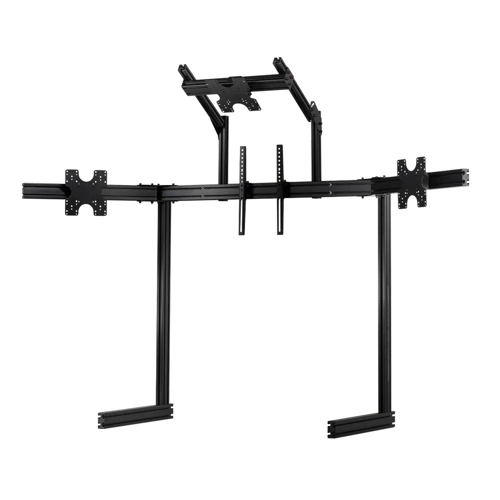 NEXT LEVEL RACING Elite Quad Monitor Stand Black Edition NLR-E037