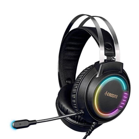 GAMDIAS Eros E3 RGB Wired Stereo Gaming Headphones With Mic ( Black ) ( PC/Mobile/Mac/XBox)