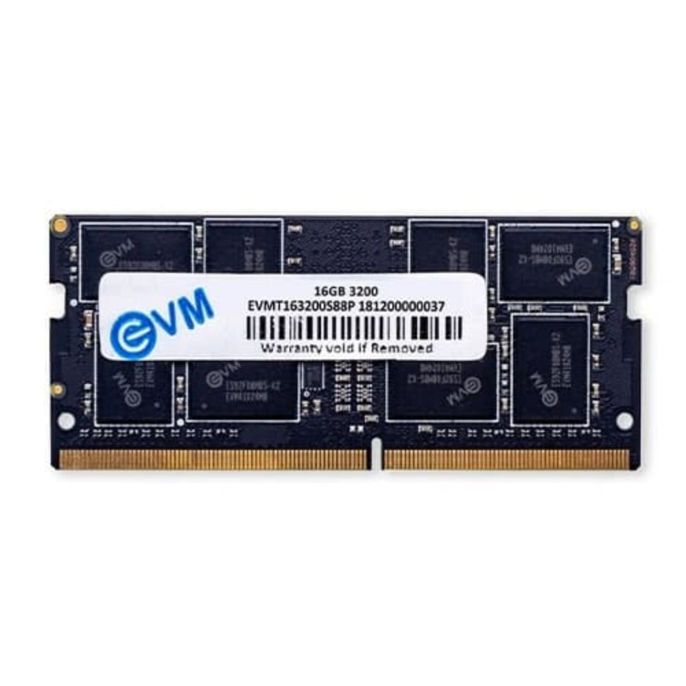 EVM 16GB ( 16GB x 1 ) 3200MHz DDR4 Laptop RAM ( Black ) ( CL19 )
