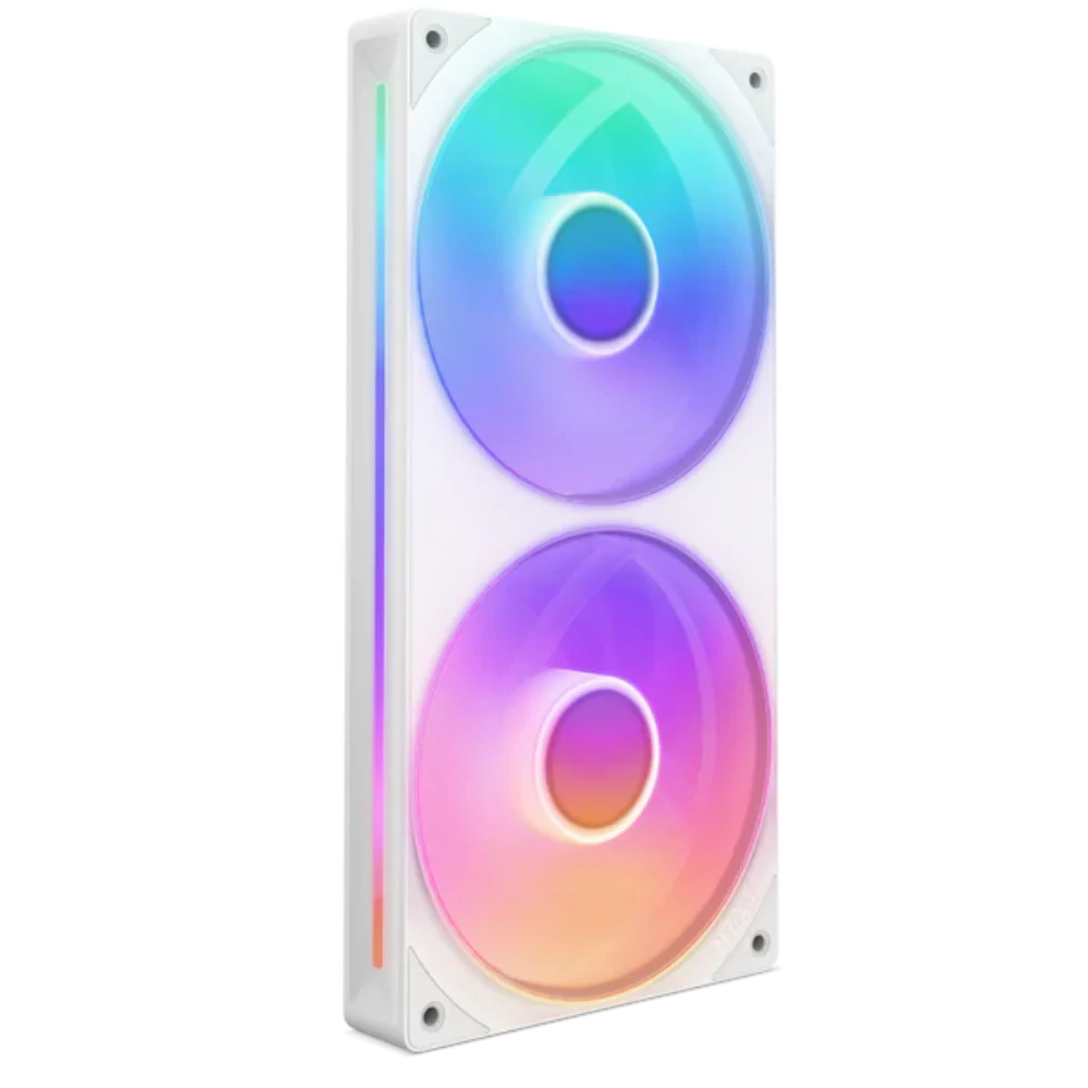 NZXT F240 Core RGB Cabinet Fan ( White ) ( Dual Pack )