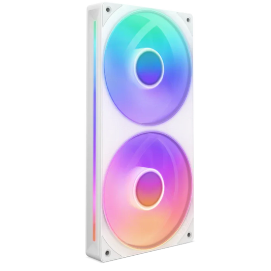 NZXT F240 Core RGB Cabinet Fan ( White ) ( Dual Pack )