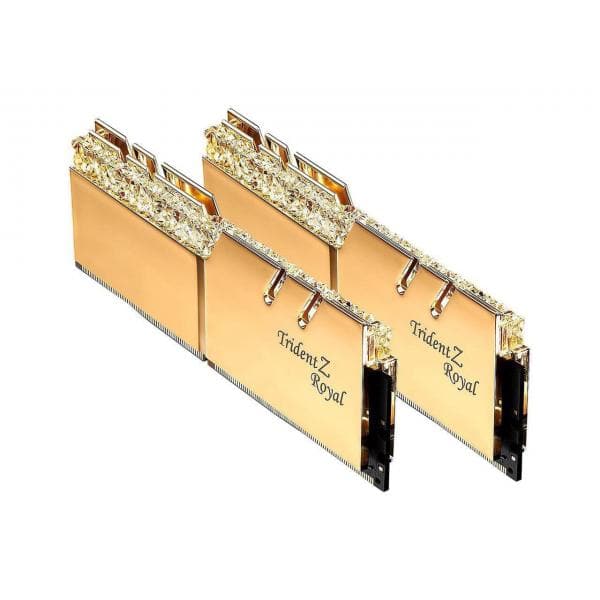 G.SKILL Trident Z Royal 32GB ( 16GB x 2 ) 3200MHz DDR4 RGB RAM ( Gold ) ( CL16 )