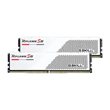 G.SKILL Ripjaws S5 32GB ( 16GBx2 ) 6000MHz DDR5 RAM ( White ) ( CL32 )