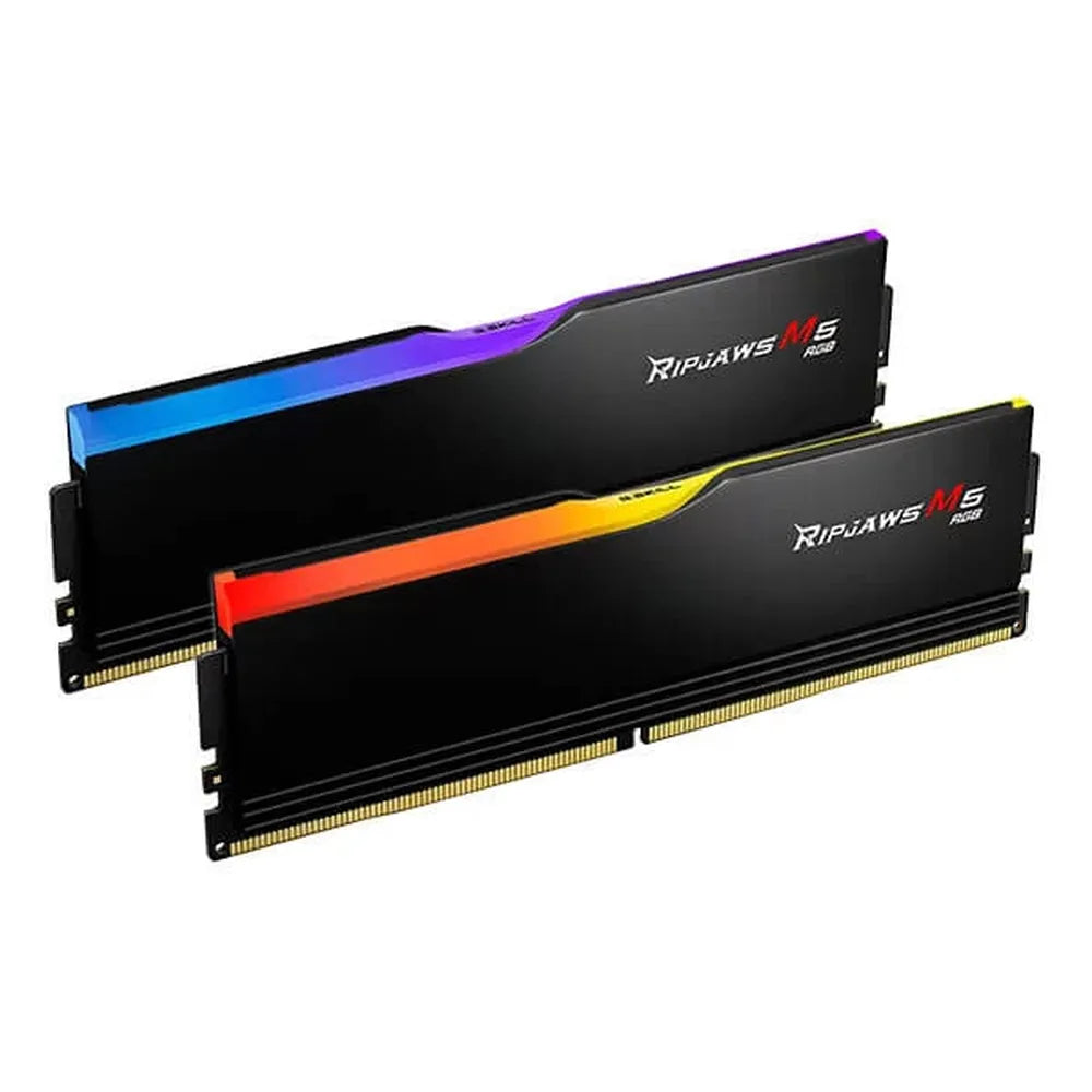 G.SKILL Ripjaws M5 RGB 64GB ( 32GBx2 ) 6000MHz DDR5 RAM ( Matte Black ) ( CL32 )