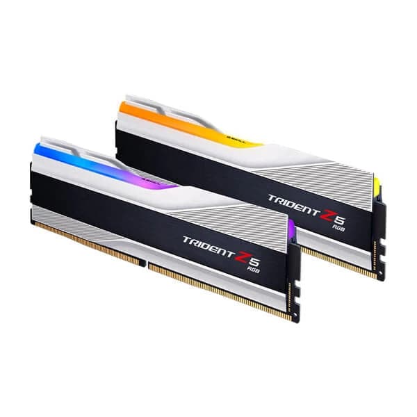 G.SKILL Trident Z5 RGB 32GB ( 16GBx2 ) 6000MHz DDR5 RAM ( Metallic Silver ) ( CL36 )