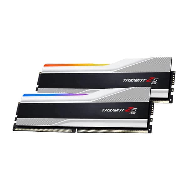 G.SKILL Trident Z5 RGB 32GB ( 16GBx2 ) 6000MHz DDR5 RAM ( Metallic Silver ) ( CL36 )