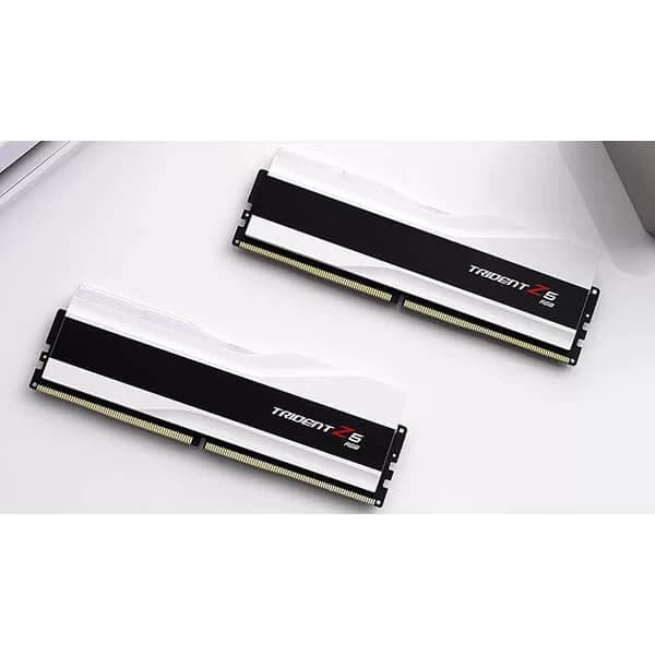 G.SKILL Trident Z5 RGB 32GB ( 16GBx2) DDR5 6000MHz RAM (Matte White) ( CL36 )