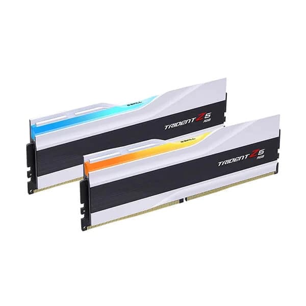 G.SKILL Trident Z5 RGB 64GB ( 32GBx2 ) 6000MHz DDR5 RAM ( Matte White ) ( CL36 )