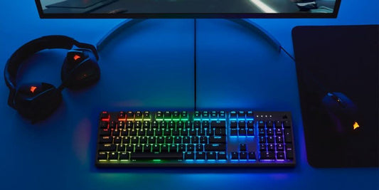 CORSAIR K60 PRO RGB CHERRY MX VIOLET MECHANICAL GAMING KEYBOARD