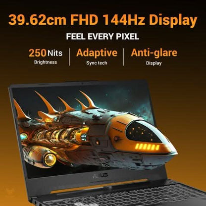 ASUS TUF Gaming A15, Gaming Laptop, AMD Ryzen 7 170 Processor, 16GB, 1TB, RTX 3050, 39.62 cm (15.6) FHD, Windows 11 Home, Office Home 2024 + M365 Basic (1 Year Validity) FA506NCQ-HN009WS