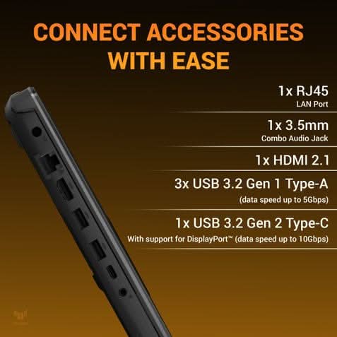 ASUS TUF Gaming A15, Gaming Laptop, AMD Ryzen 7 170 Processor, 16GB, 1TB, RTX 3050, 39.62 cm (15.6) FHD, Windows 11 Home, Office Home 2024 + M365 Basic (1 Year Validity) FA506NCQ-HN009WS