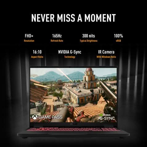 ASUS TUF Gaming A16, Gaming Laptop, AMD RYZEN 7 260, RTX5050 8GB, 16GB, 1TB SSD, 16.0 WUXGA ANTI-GLARE NON-TOUCH, 300NITS, B,SRGB 100%(165HZ), IPS-NB(RV), RGB ILLUMINATED CHICLET, 90Whr, MSO, Gray
