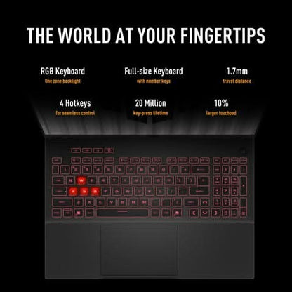 ASUS TUF Gaming A16, Gaming Laptop, AMD RYZEN 7 260, RTX5050 8GB, 16GB, 1TB SSD, 16.0 WUXGA ANTI-GLARE NON-TOUCH, 300NITS, B,SRGB 100%(165HZ), IPS-NB(RV), RGB ILLUMINATED CHICLET, 90Whr, MSO, Gray