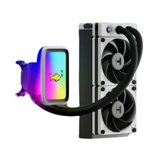 Hyte Thicc Q60 240mm CPU Liquid Cooler (Black and White)