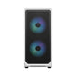 FRACTAL DESIGN Focus 2 Mesh RGB Clear Tint ATX Mid Tower Cabinet (White)