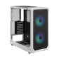 FRACTAL DESIGN Focus 2 Mesh RGB Clear Tint ATX Mid Tower Cabinet (White)