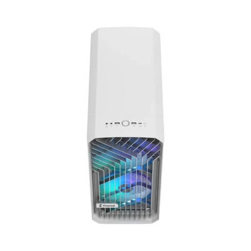 FRACTAL DESIGN Torrent Compact RGB EATX TG Clear Tint Mid Tower Cabinet (White)