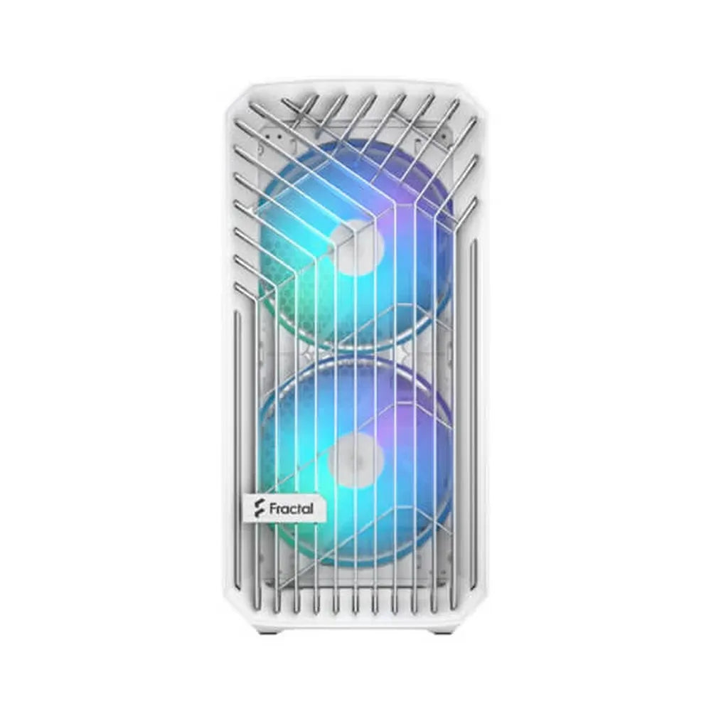FRACTAL DESIGN Torrent Compact RGB EATX TG Clear Tint Mid Tower Cabinet (White)